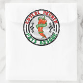 Espelette - Ezpeleta Runder Aufkleber (Tasche)