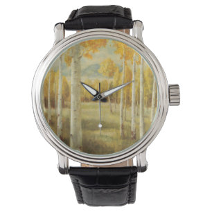 Espen im Herbst Armbanduhr