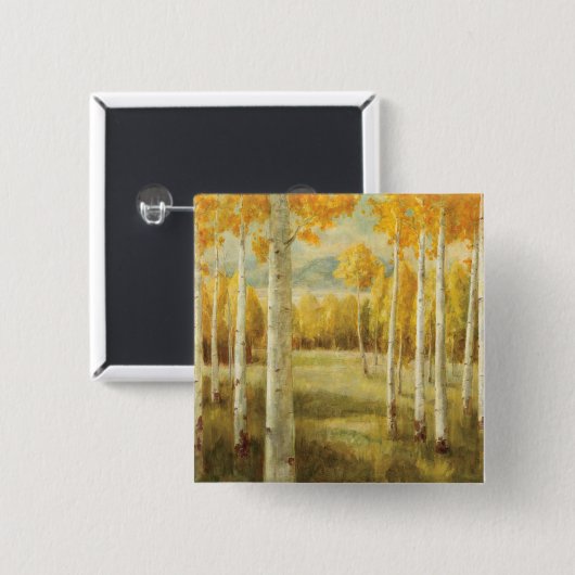 Espen im Herbst Button (Vorne & Hinten)