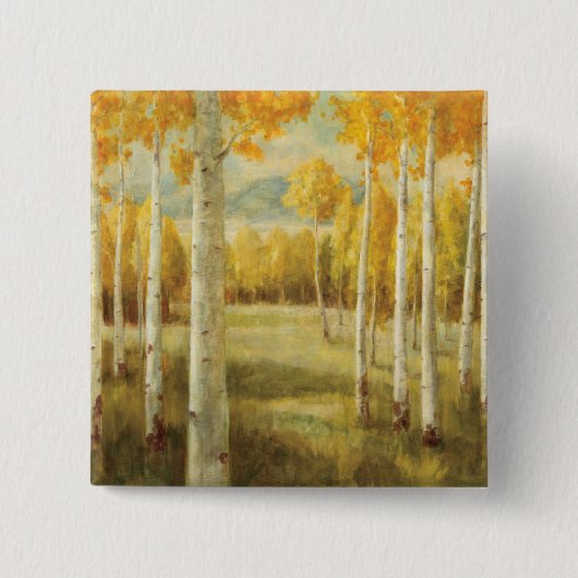 Espen im Herbst Button (Vorderseite)