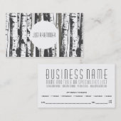 Espenbaum-Verabredungs-Erinnerung Terminkarte (Vorne/Hinten)