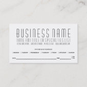 Espenbaum-Verabredungs-Erinnerung Terminkarte (Rückseite)