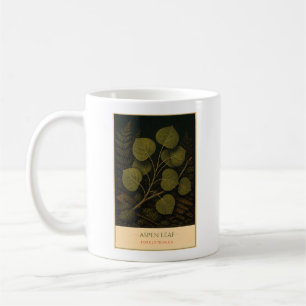 Espenblatt – Vintage-Botanik-Tasse Kaffeetasse