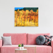 Espenfeld Leinwanddruck (Insitu (Wohnzimmer))