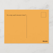 Espenlaub fällt postkarte (Rückseite)
