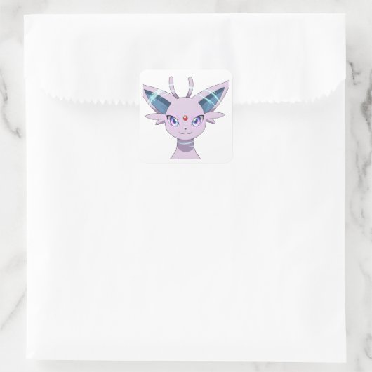 Espeon Evolution Purple Psychic Pokemon Sticker |  (Tasche)