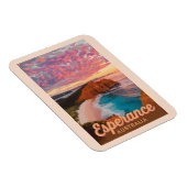 Esperance Australia Illustration Travel Art Retro Magnet (Rechte Seite)