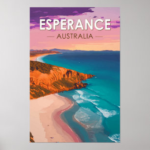 Esperance Australien Reise Kunst Vintage Poster