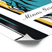 Esperando o Trêm - Minas Gerais, Brasil Poster (Ecke)