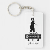 Esperando un bebe schlüsselanhänger (Vorderseite)