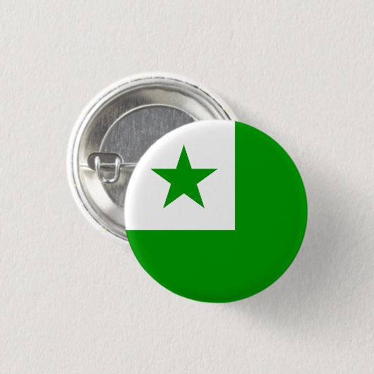 Esperanta butono -- Esperanto button (Vorne & Hinten)