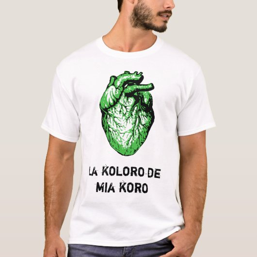 Esperanta t-ĉemizo -- Esperanto t-shirt (Vorderseite)