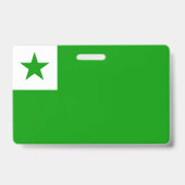 Esperanto-Abzeichen Ausweis (Rückseite)