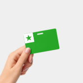 Esperanto-Abzeichen Ausweis (Handheld)