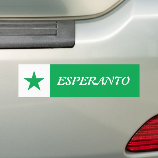 Esperanto, Autoaufkleber (Auf Auto)