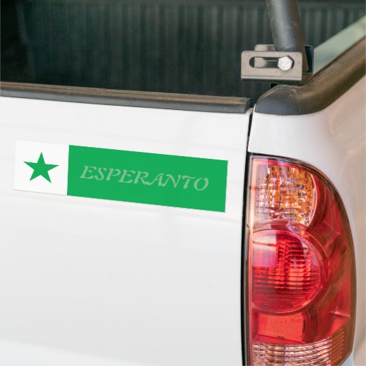 Esperanto Autoaufkleber (Auf Lkw)