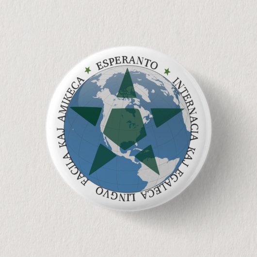 Esperanto Button (Vorderseite)