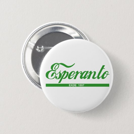 Esperanto Button (Vorne & Hinten)