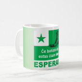 Esperanto/Ĉe botisto La ŝuo estas ĉiam kun truo, Kaffeetasse (Vorderseite Links)