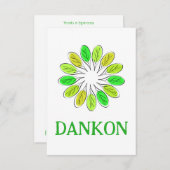 Esperanto Dankeskarte (Vorne/Hinten)