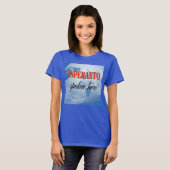 Esperanto, das hier gesprochen wird T-Shirt (Vorne ganz)