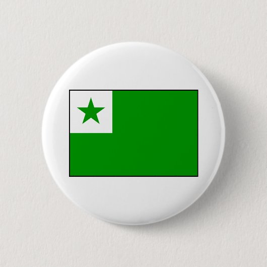 Esperanto - Esperantist Flagge Button (Vorderseite)
