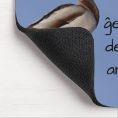 Esperanto: Estas VI La-fia Ĝemelo de Mia anaso! Mousepad (Ecke)