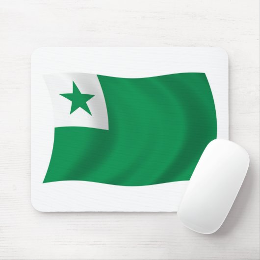 Esperanto Flag Mousepad (Mit Mouse)