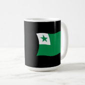 Esperanto Flag Tasse (VorderseiteRechts)