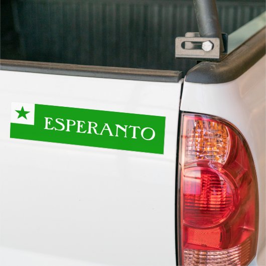 Esperanto-Flagge Autoaufkleber (Auf Lkw)