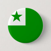 Esperanto-Flagge Button (Vorderseite)