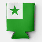 Esperanto-Flagge Dosenkühler (Vorderseite)