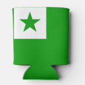 Esperanto-Flagge Dosenkühler (Rückseite)
