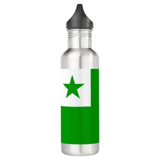 Esperanto-Flagge Edelstahlflasche (Links)