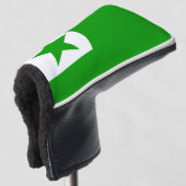 Esperanto-Flagge Golf Headcover (3/4 Vorderseite)
