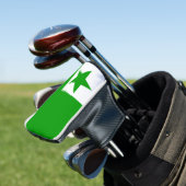 Esperanto-Flagge Golf Headcover (In Situ)