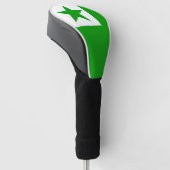Esperanto-Flagge Golf Headcover (angewinkelt)