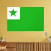 Esperanto-Flagge Leinwanddruck (Insitu (Wohnzimmer))