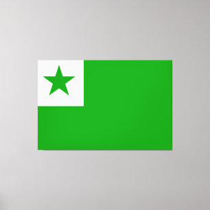 Esperanto-Flagge Leinwanddruck