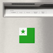 Esperanto-Flagge Magnet (In Situ (Geschirrspüler))