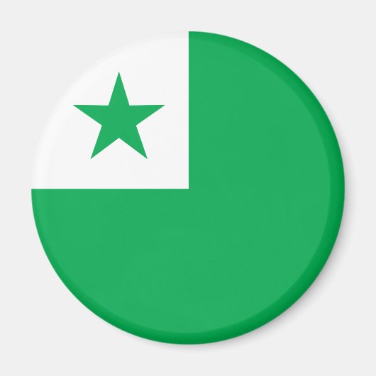 Esperanto-Flagge, Magnet (Vorne)
