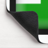 Esperanto-Flagge Mousepad (Ecke)