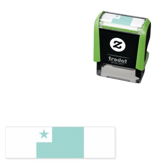 Esperanto-Flagge, Permastempel (Beispiel)