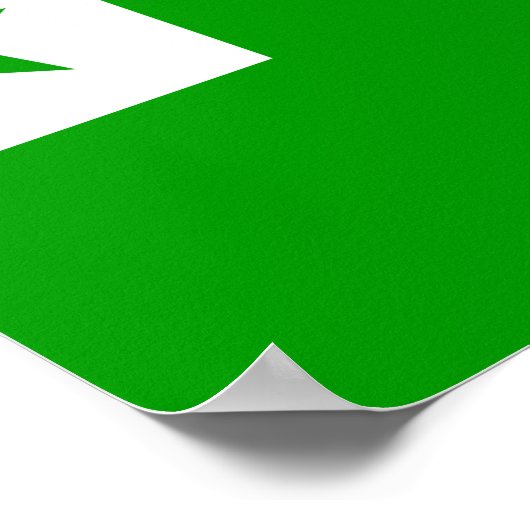 Esperanto-Flagge Poster (Ecke)