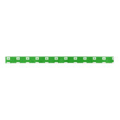 Esperanto-Flagge Satinband (Vorderseite)