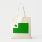 Esperanto-Flagge Tragetasche (Vorne)