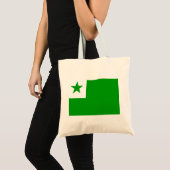 Esperanto-Flagge Tragetasche (Vorderseite (Produkt))