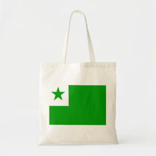 Esperanto-Flagge Tragetasche