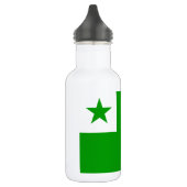 Esperanto-Flagge Trinkflasche (Links)