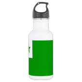 Esperanto-Flagge Trinkflasche (Vorderseite)
